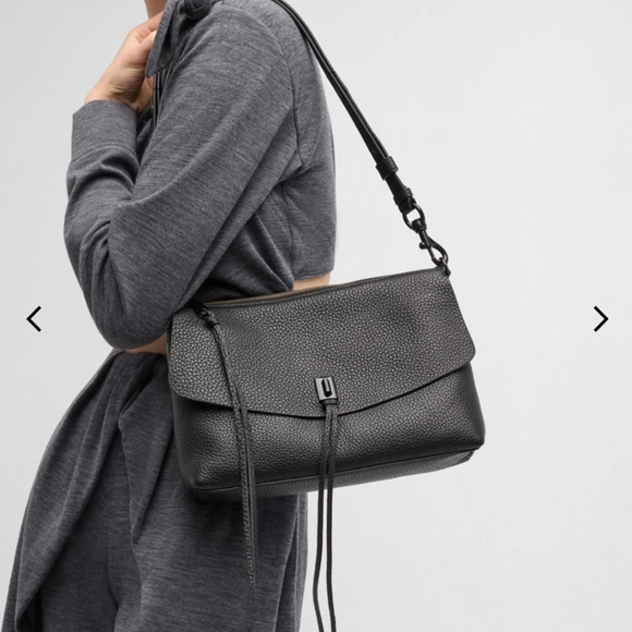 Rebecca Minkoff, Darren top zip shoulder/ Crossbody Bag - Picture 3 of 14